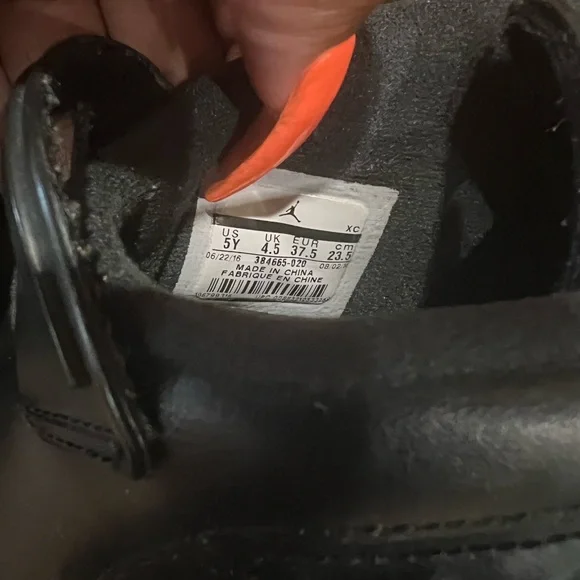 Nike Air Jordan VI 6 Retro Black Cat #Vintage - Picture 7 of 7